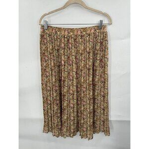 VTG Worthington Midi Skirt Women M Cottagecore Heritage Cabincore‎ Grandmacore